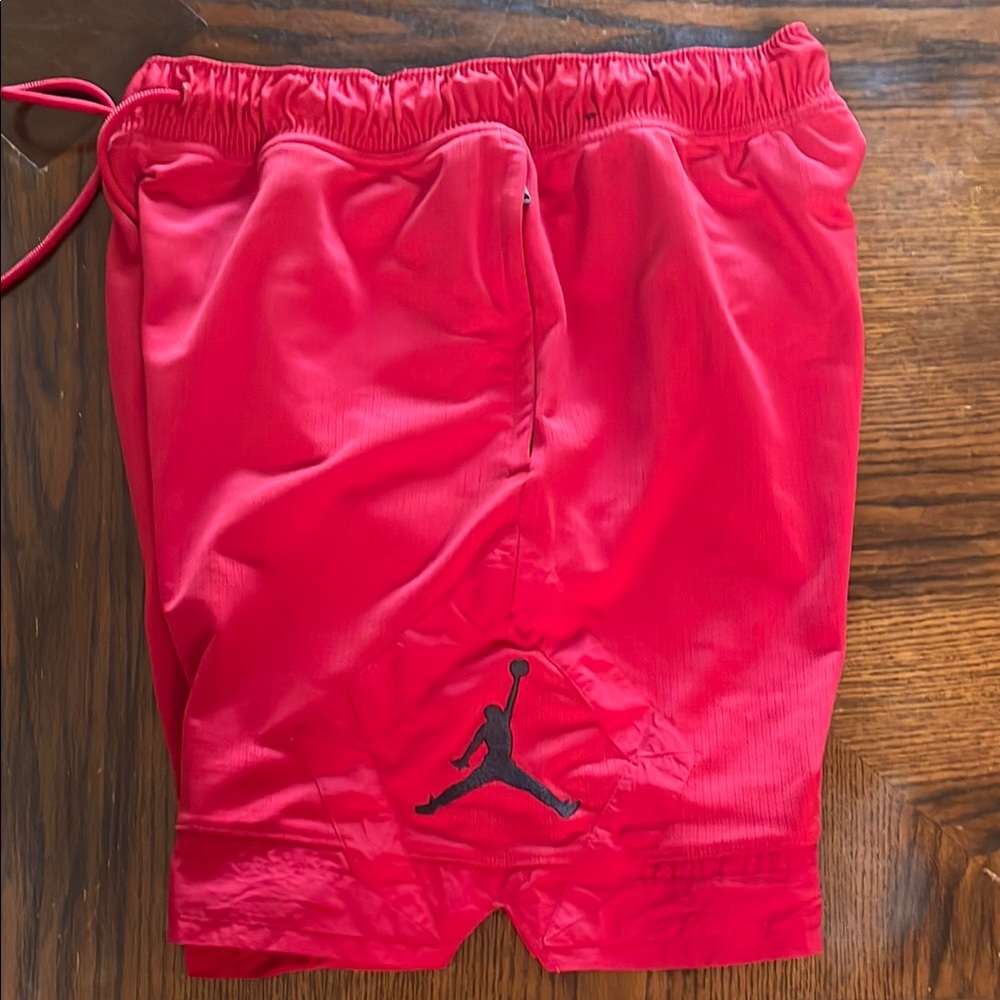 Jordan Bright Red Sports Shorts